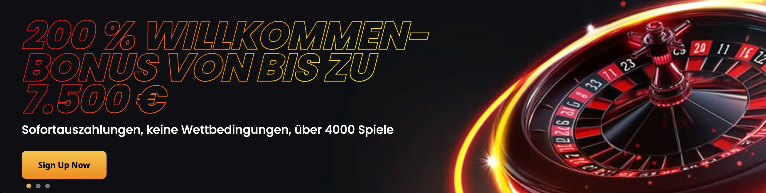 Instant Casino Banner